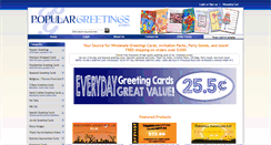 Desktop Screenshot of populargreetings.com